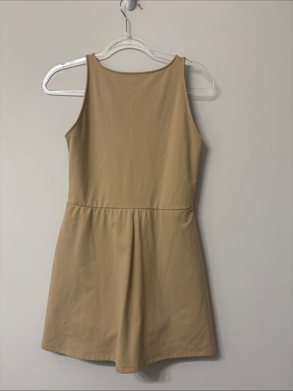 wild fable Sleeveless A-Line Dress in Tan